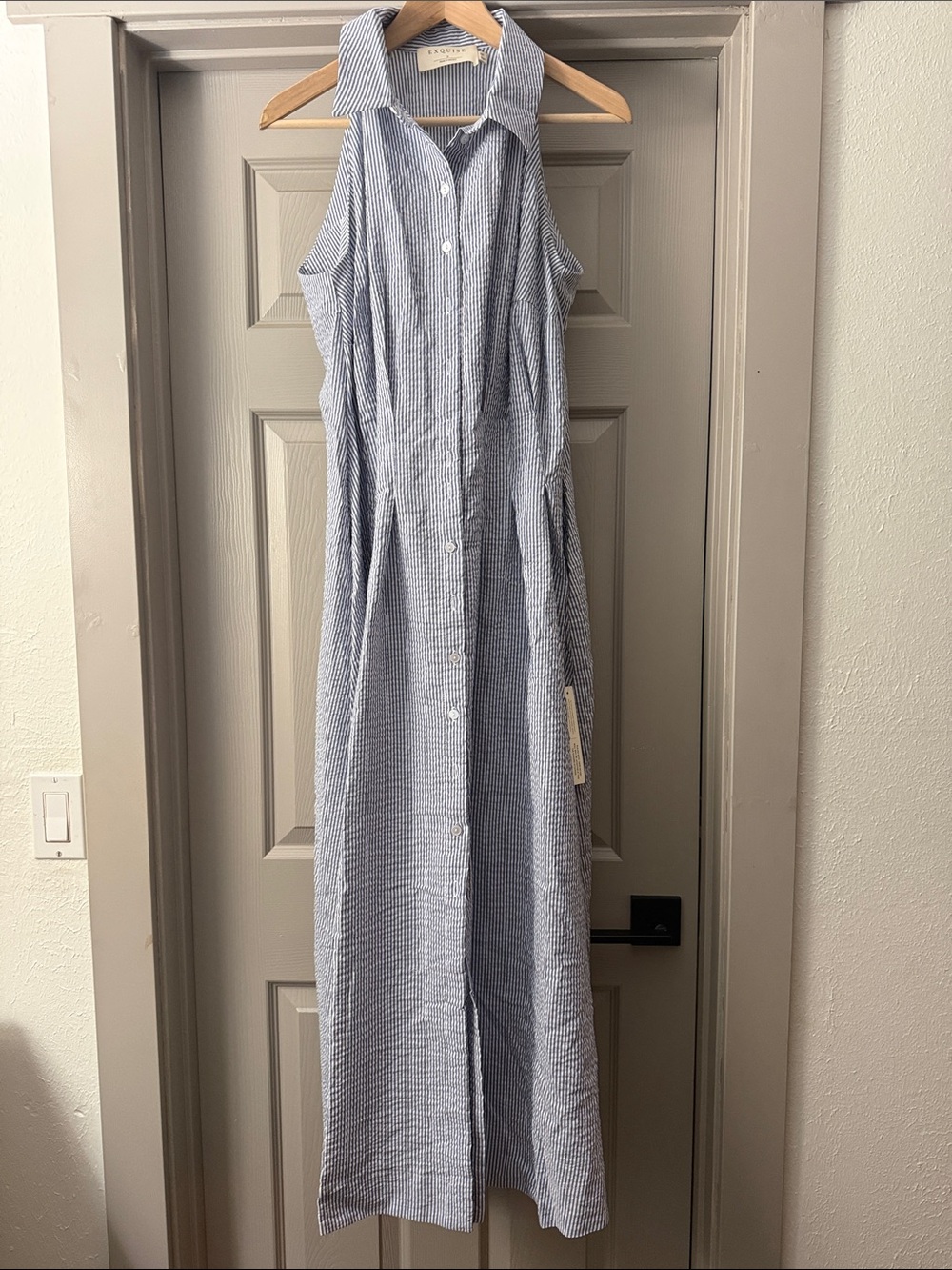 NWT Tobie Sleeveless Shirtdress by Exquise, 1X